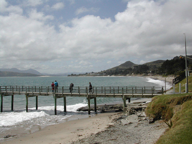 At Omapere beach looking North